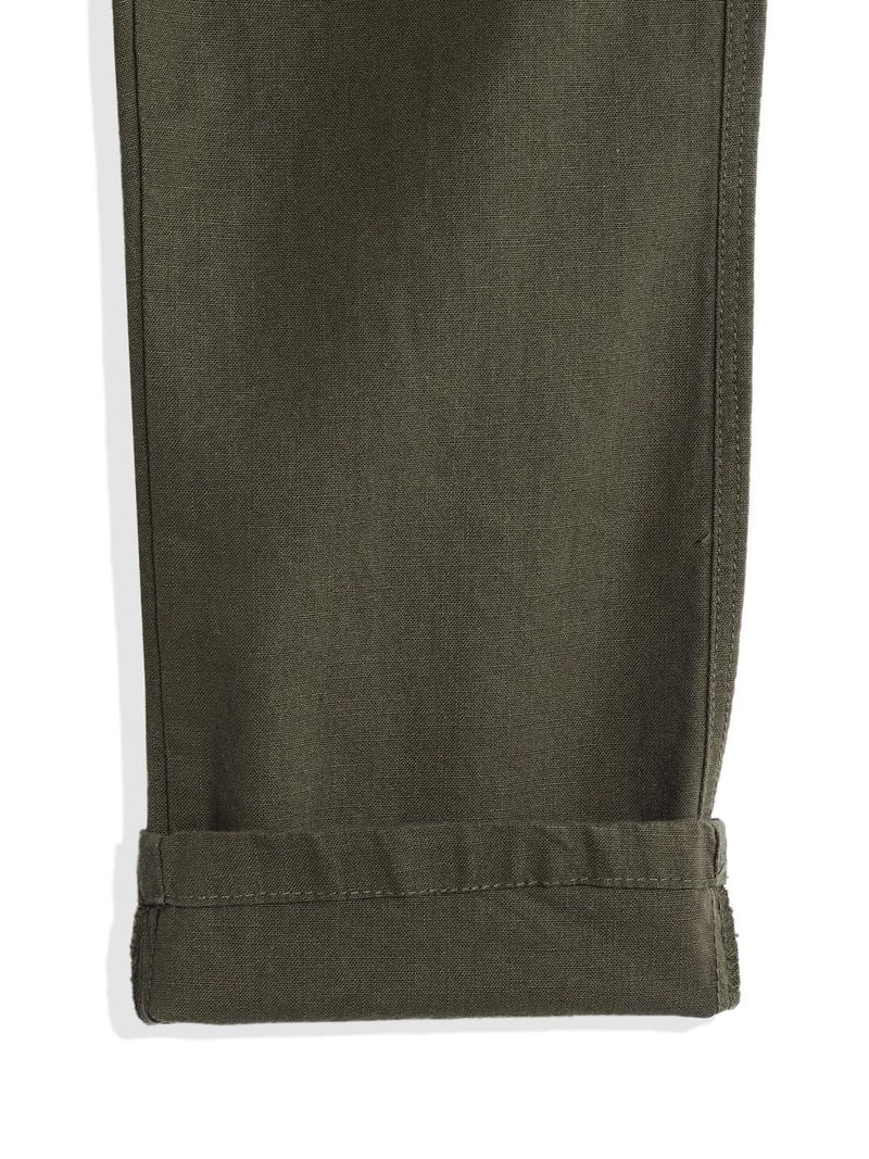CAVIO Boys Casual Solid Regular Fit Cargo Pants with Multiple Pockets - Image 5